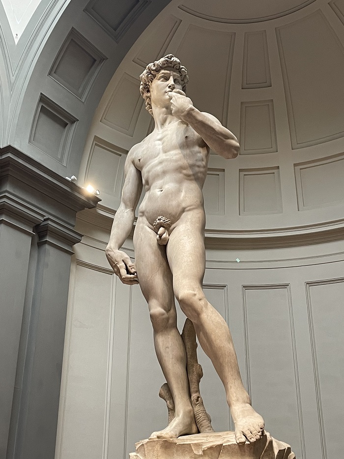 David of Michelangelo statue in Florence