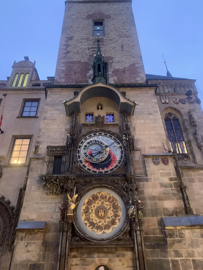 Prague Astronomical Clock Tower in Old Town