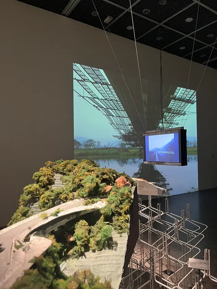 An architectural exhibition in MOCA Taipei