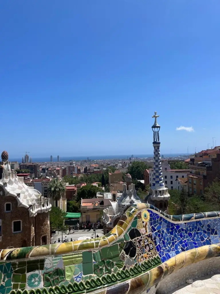 Park Güell in Barcelona, Spain
