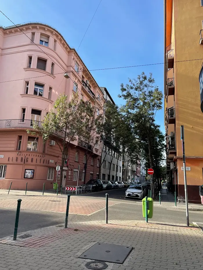 A residential area in Budapest, Hungary