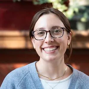 woman smiling at camera