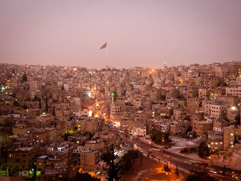 amman at dusk