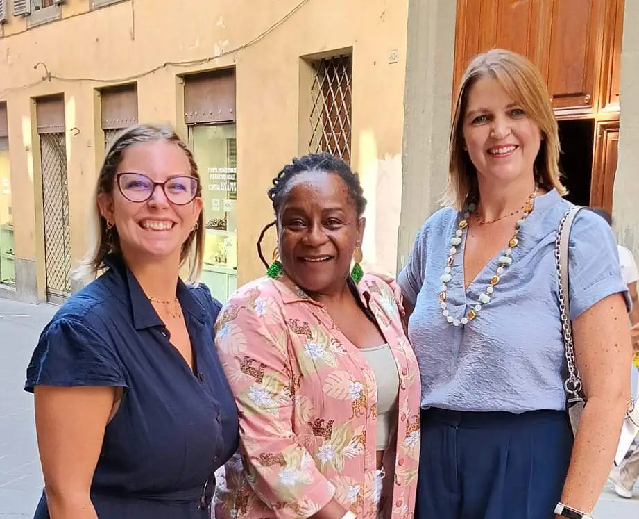 siena staff on Italian street