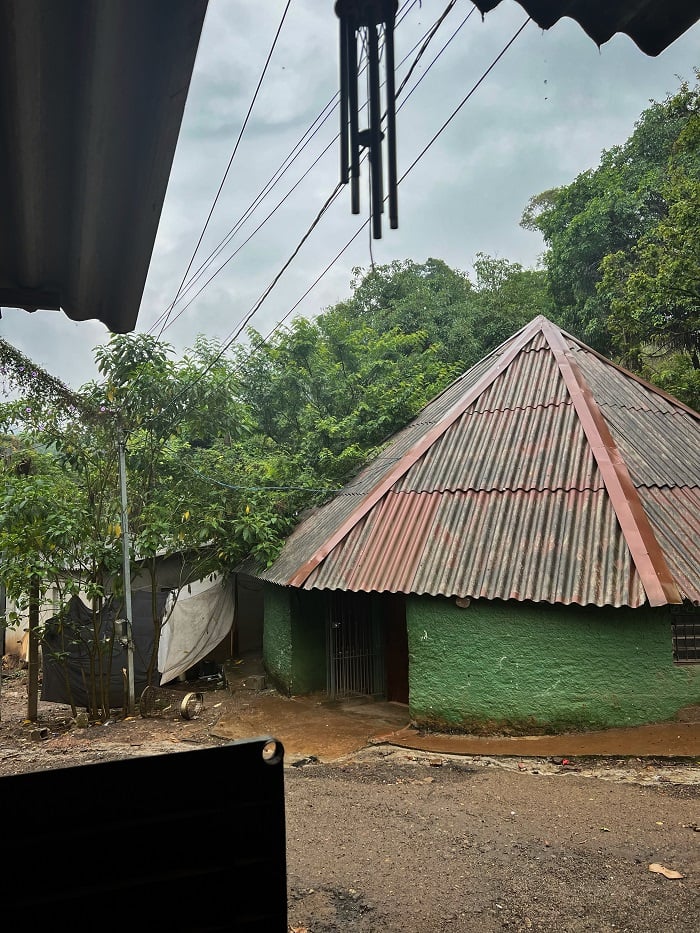 A church in the local community of Tekoaa Pyau