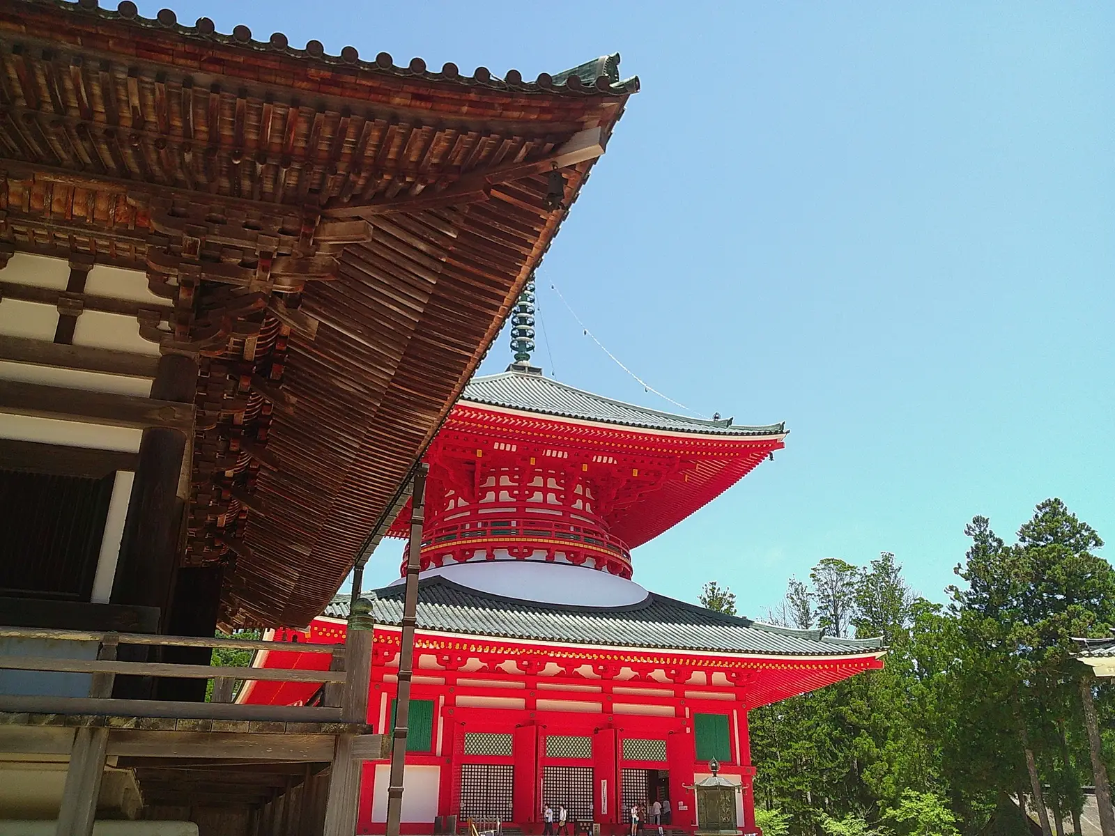 The exterior of the Kongōbu-ji temple in Japan