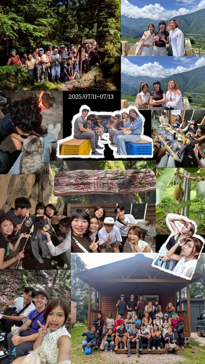 A collage of photos made by a CET Taiwan local roommate