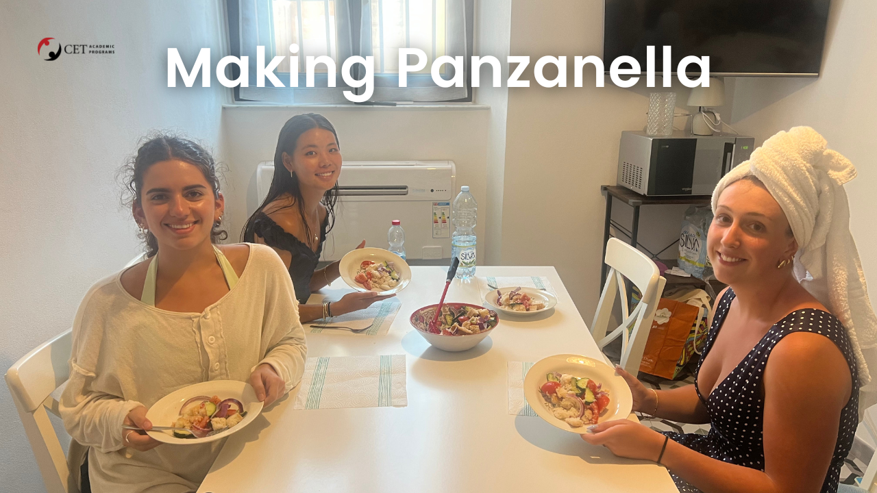 Making Panzanella