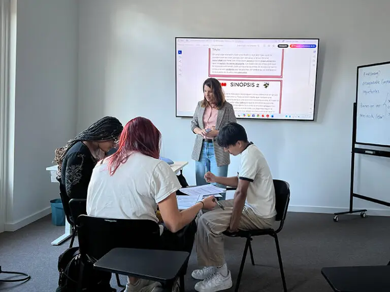 students in classroom