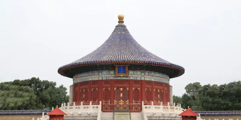 view of temple in Beijing