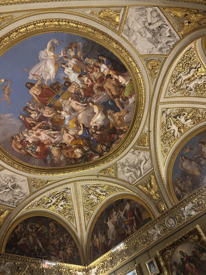 The ceiling of Santa Maria Novella in Florence, Italy