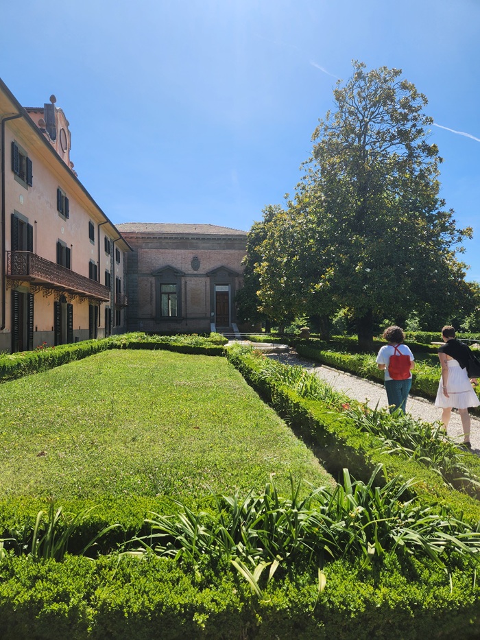 This vew shows the Villa Demidoff, located within the Parco Mediceo di Pratolino in Vaglia, near Florence, Italy.